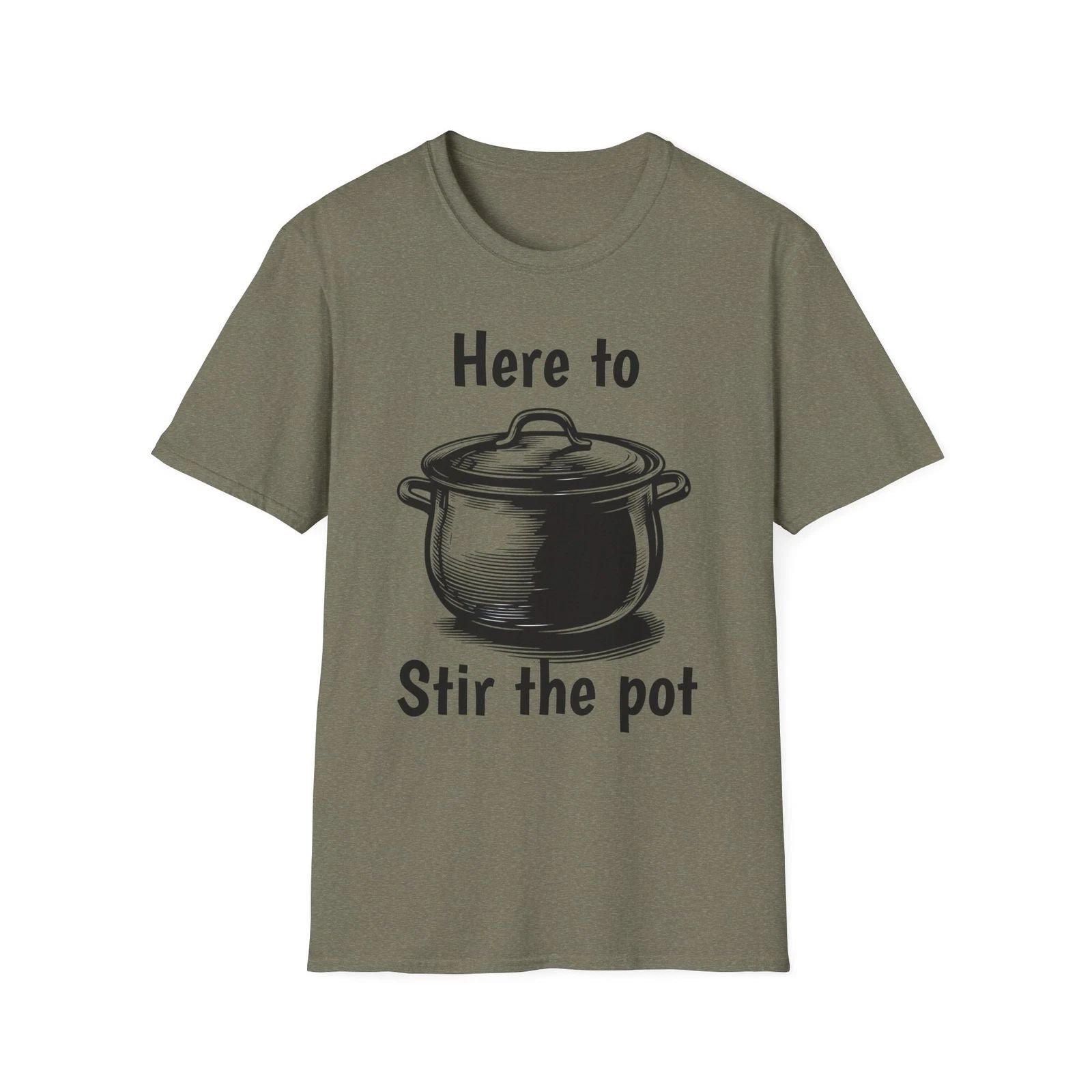 Thanksgiving Stir The Pot Unisex Softstyle T Shirt Funny Turkey Day Season