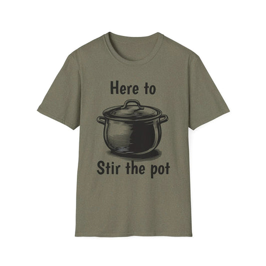 Thanksgiving Stir The Pot Unisex Softstyle T Shirt Funny Turkey Day Season