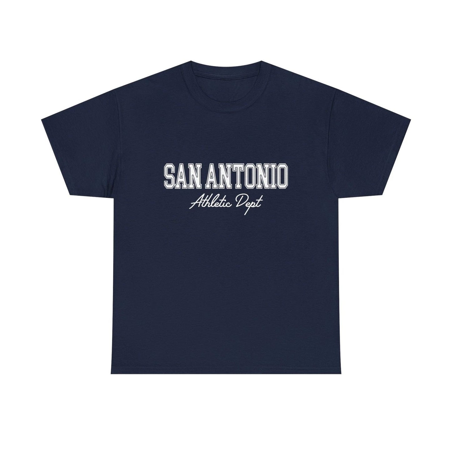 San Antonio Texas Vintage Souvenir Simple Y2k Aesthetic, Athletic Dept Tee