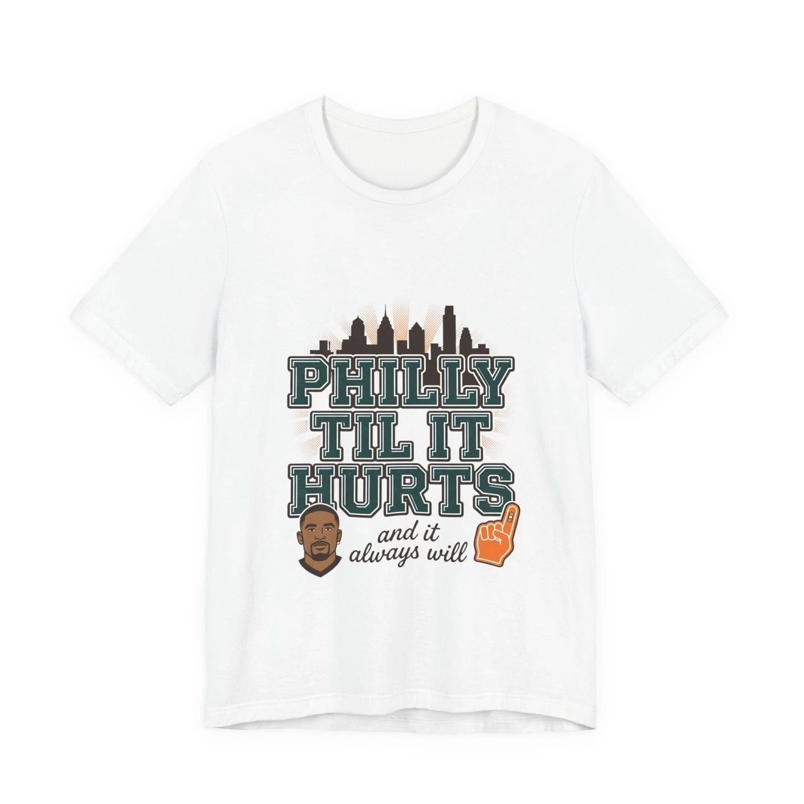 Philly Til It Hurts Tee | city basketball, rivalry humor, hometown pride