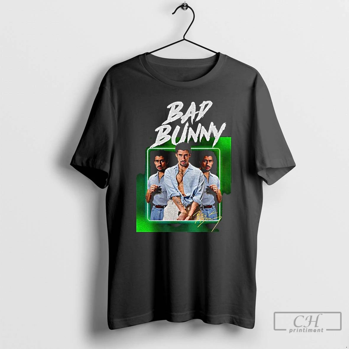 Bad Bunny Benito Bowl 2026 Puerto Rican Signature Graphic T Shirts