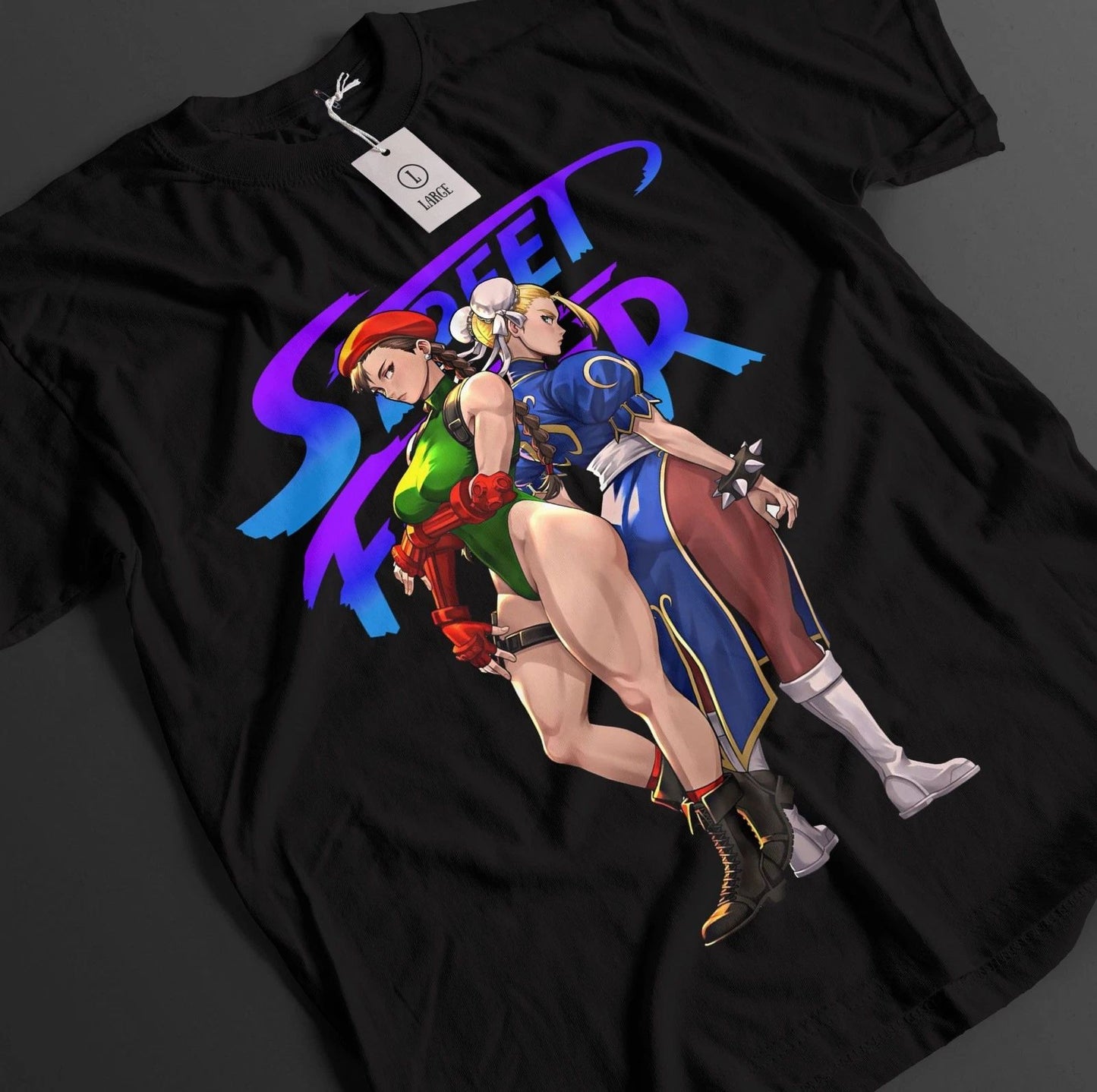 Street Fighter Shirt Chun Li Tshirt Camille White T-Shirt Ken Fighting Anime Tee