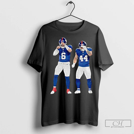 Premium Jaxson Dart Cam Skattebo New York Giants Football Meme