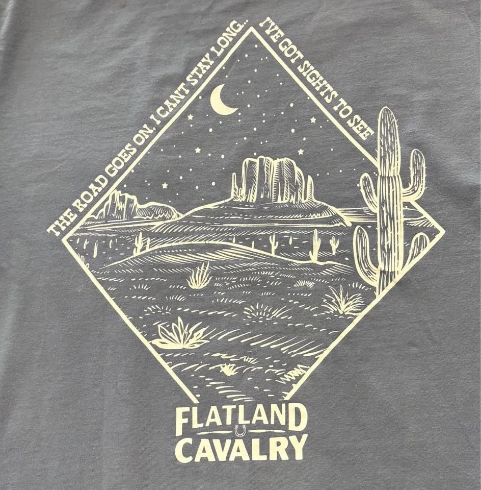Flatland Cavalry Traveler's Song long sleeve shirt - size small