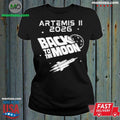 Original Artemis II 2026 Back to the Moon T-Shirt