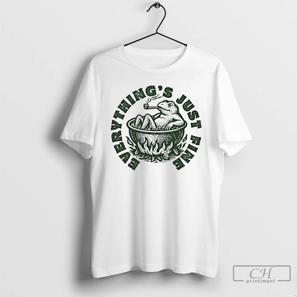 Premium Boiling Frog Everythings Just Fine T Shirts