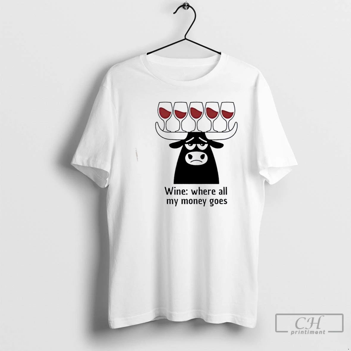Classic Wine Money Problem Where All My Money Goes T Shirts