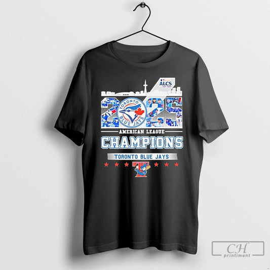 Classic 2025 American League Champions Toronto Blue Jays Skyline T Shirts