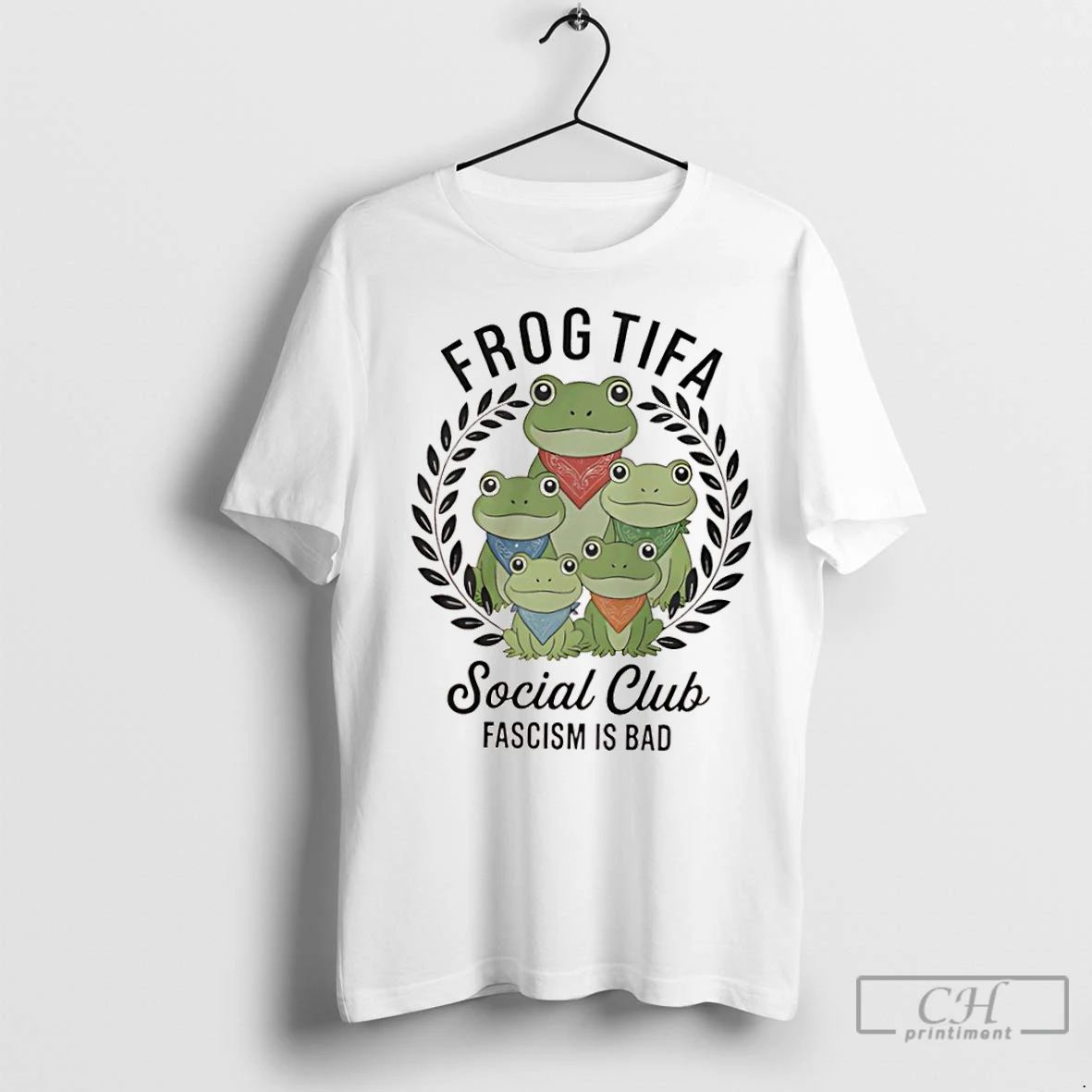 Classic Portland Frog Tifa Social Club Fascism Is Bad