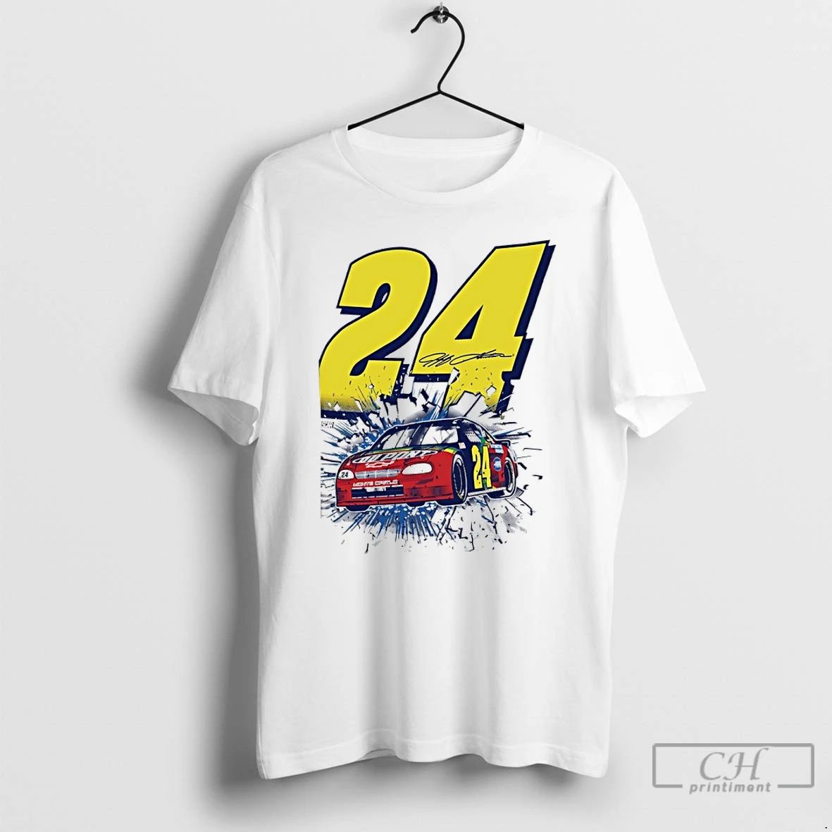 Classic Jeff Gordon 24 Race Day Foundation Autographed T Shirts