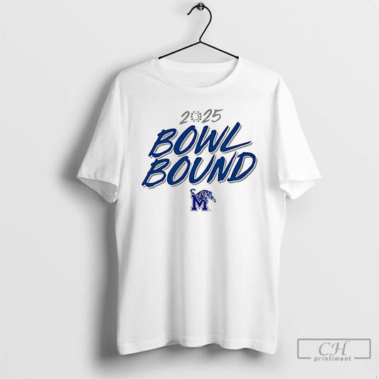Classic 2025 Bowl Bound Memphis Tigers Football T Shirts