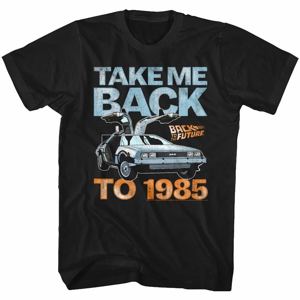 Back To The Future Movie McFly Take Me Back To 1985 Men's T Shirt