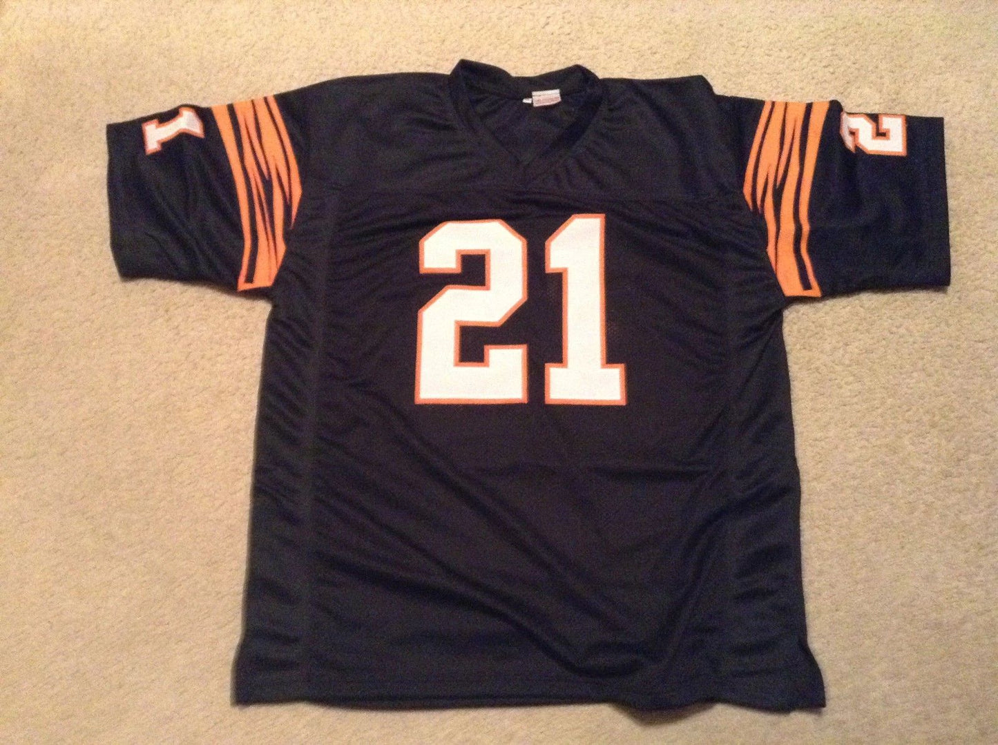 Custom James Brooks Black Mesh Football Jersey