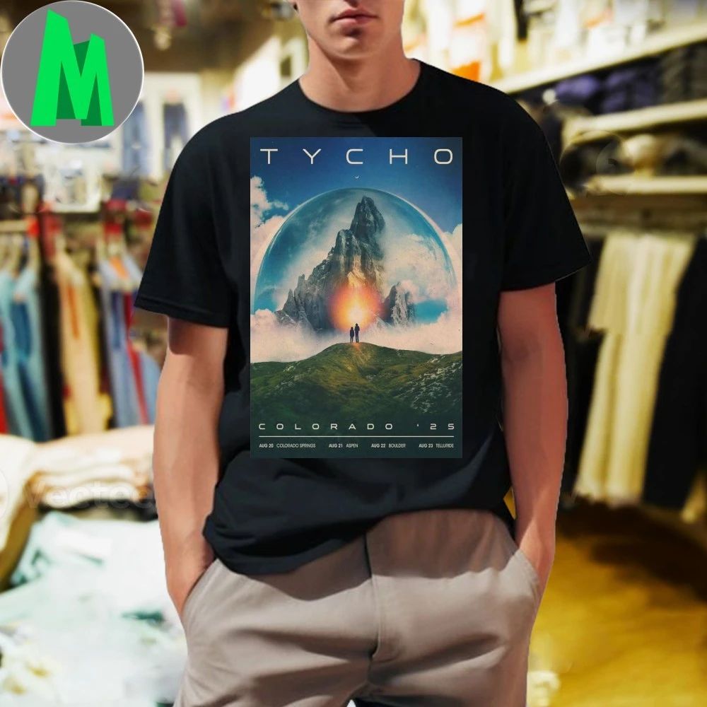 Tycho Colorado 2025 Tour Poster Shirt