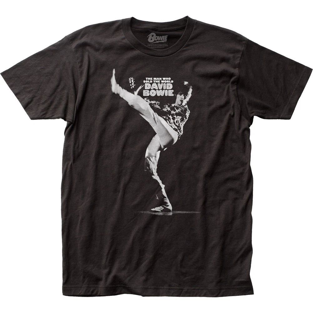 David Bowie Man Who Sold Mens T Shirt Music Classic Concert Rock Band Tee Black