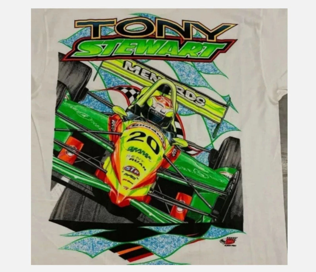 Vintage Nascar Tony Stewart Indy Car T Shirt Racing gift for fan unisex full