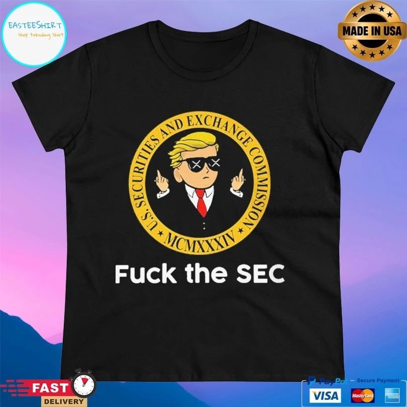 Fuck The Sec Us Securities And Exchange Commission MCMXXXIV T-shirt