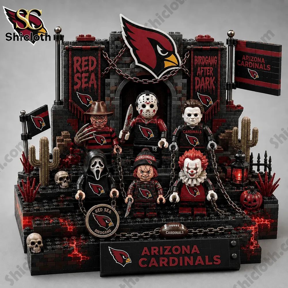 Arizona Cardinals x Halloween Building Brick Sets 2026