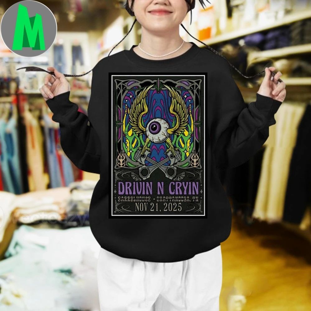 Drivin N Cryin Barrelhouse, Chattanooga Poster Shirt
