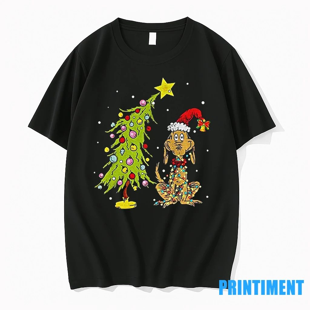 With Dog Max Whoville Tree Christmas Tshirts Sweater