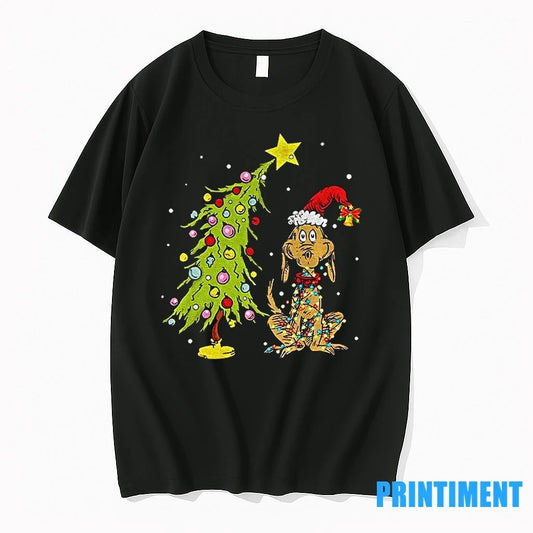 With Dog Max Whoville Tree Christmas Tshirts Sweater