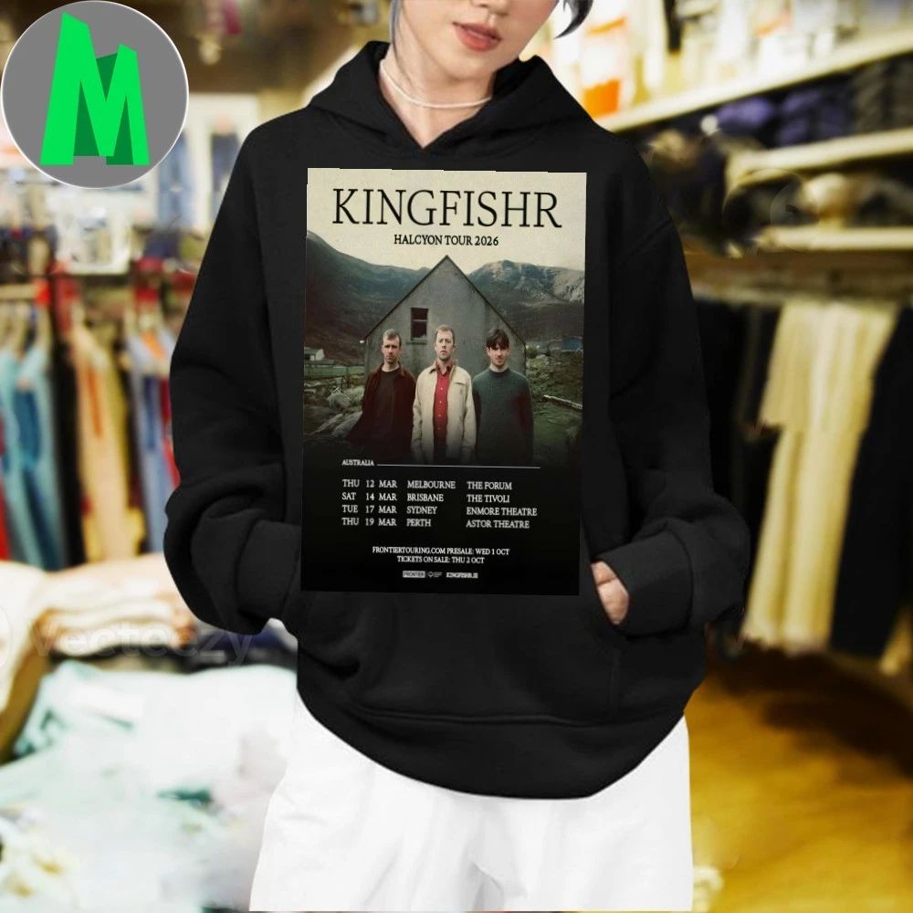 Kingfishr Tour 2026 Poster Shirt