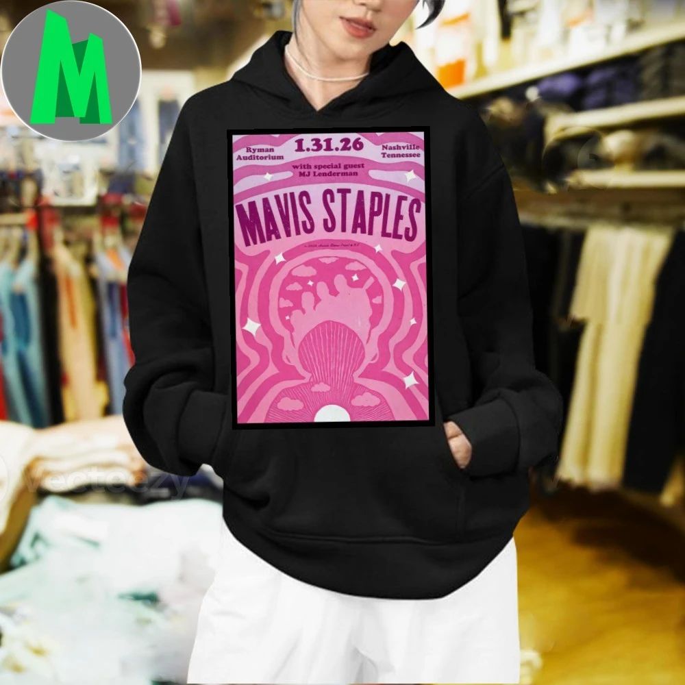 Mavis Staples Ryman Auditorium Nashville Tn Jan 31 2026 Poster Shirt