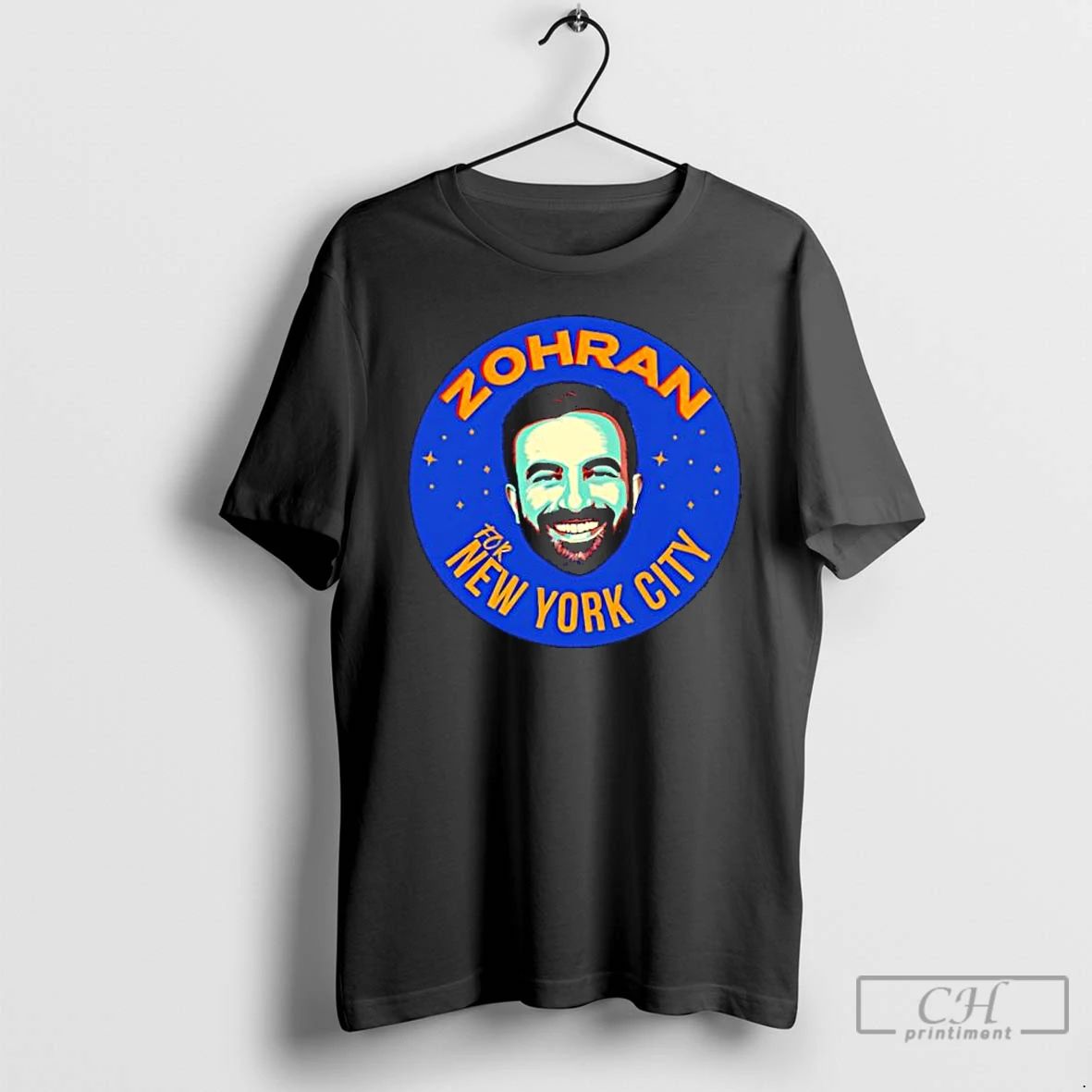 Premium Zohran For New York City Zhohran Mamdani Big Head T Shirts