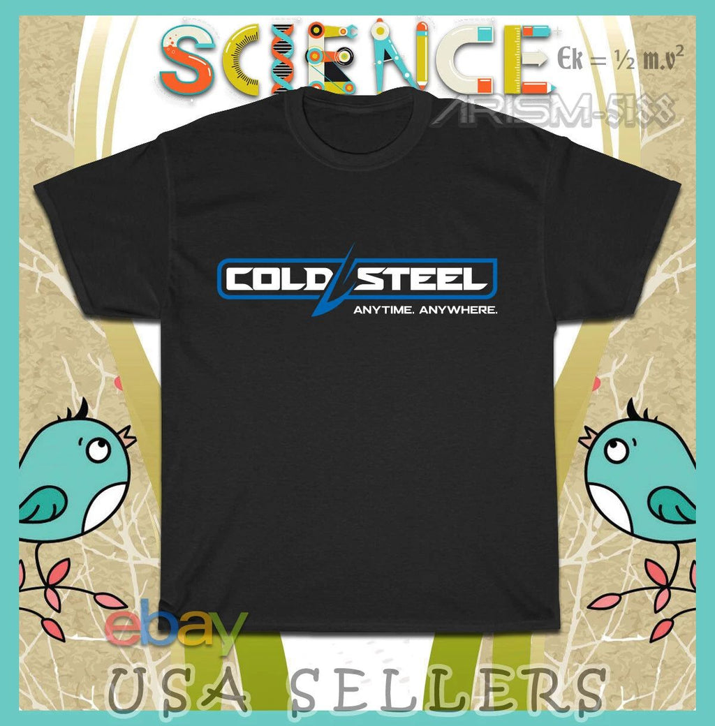 Cold Steel Knife and Tool Company Logo Men's T-Shirts American T-Shirt
