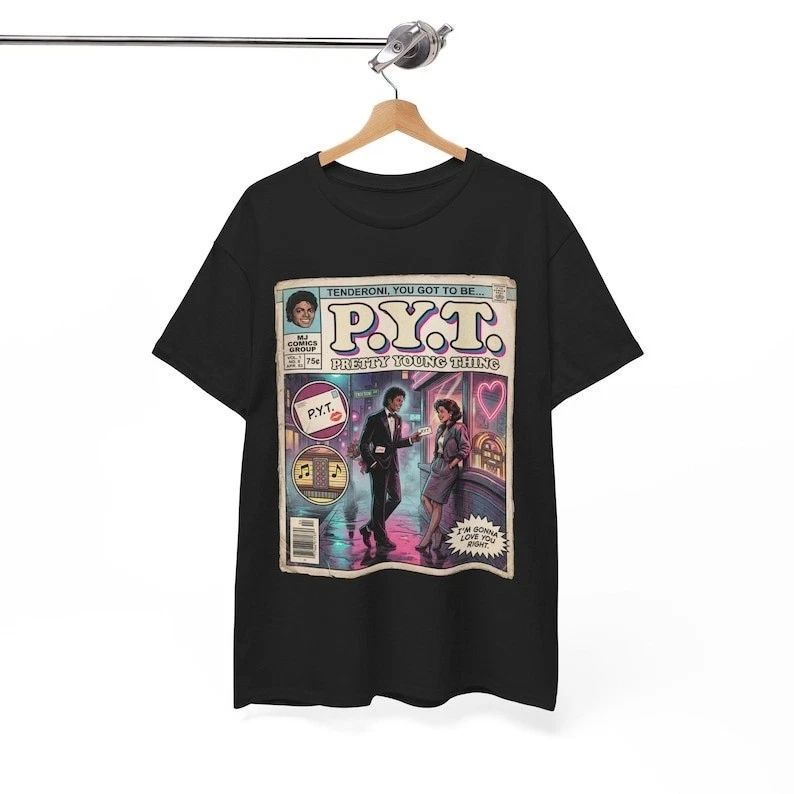 Michael Jackson PYT Comic Tee, Pretty Young Thing