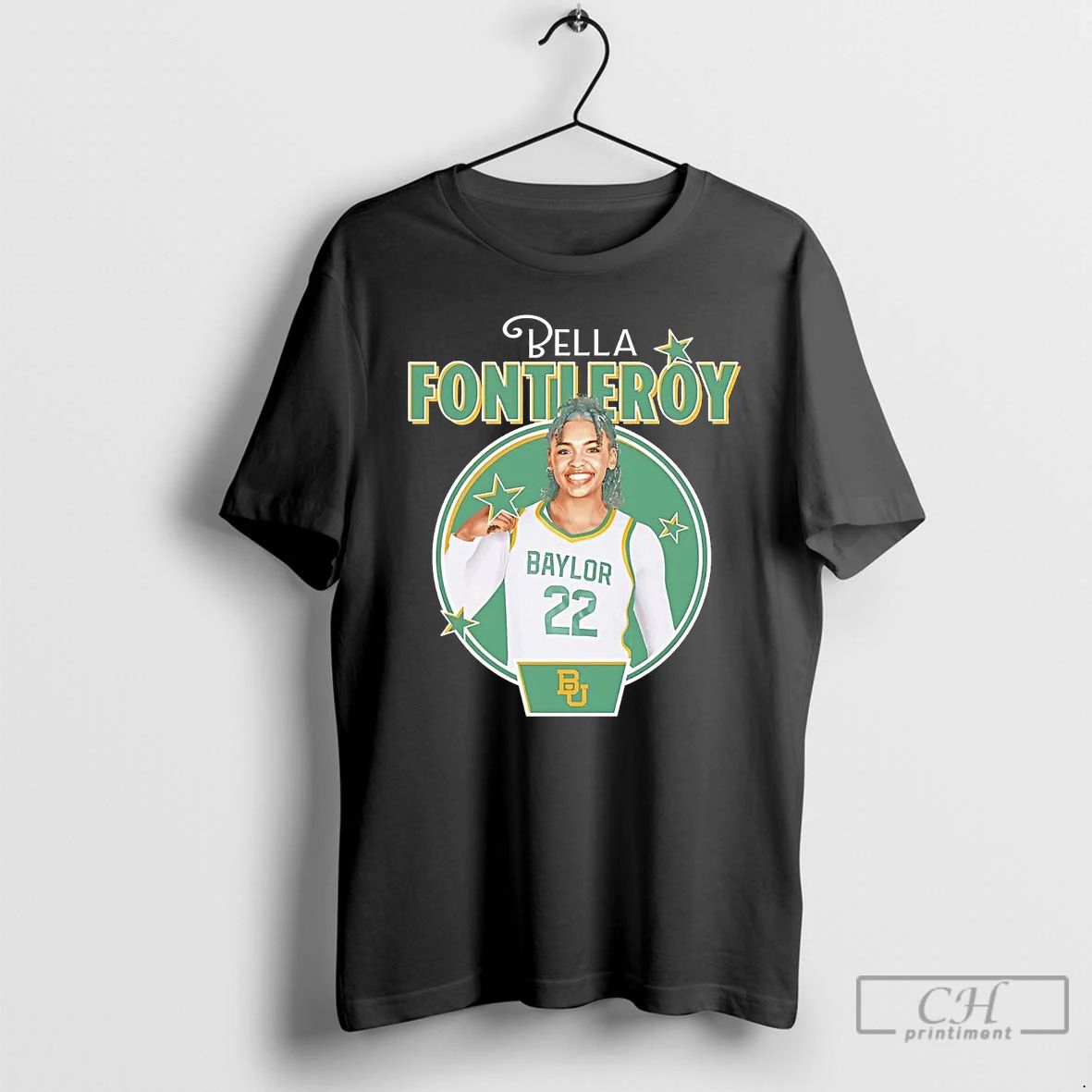 Classic Bella Fontleroy Portrait Baylor Bears T Shirts