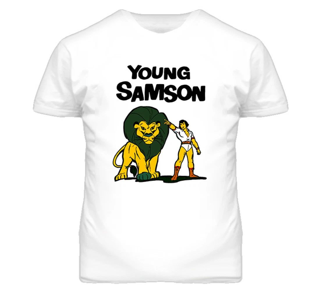 Young Samson And Goliath Cartoon Retro Tv T Shirt