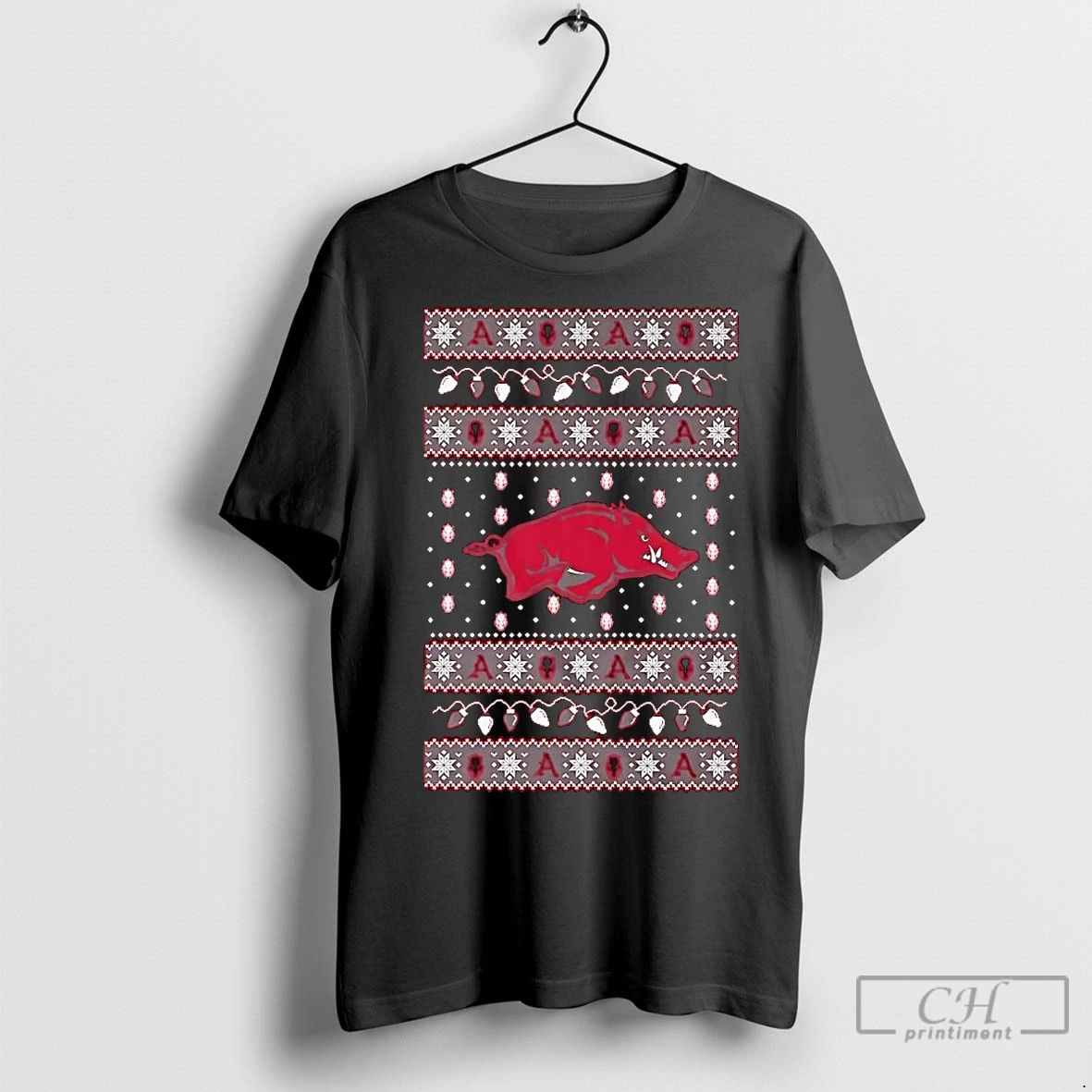 Premium Arkansas Razorbacks Ugly Christmas Light