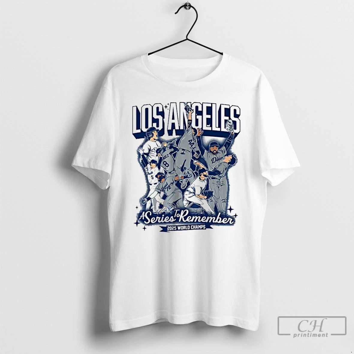 Premium A Series To Remember 2025 World Champs Los Angeles Dodgers Mlb T Shirts