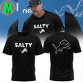 Salty Detroit Lions x Dan Campbell Logo 2025 T-Shirt