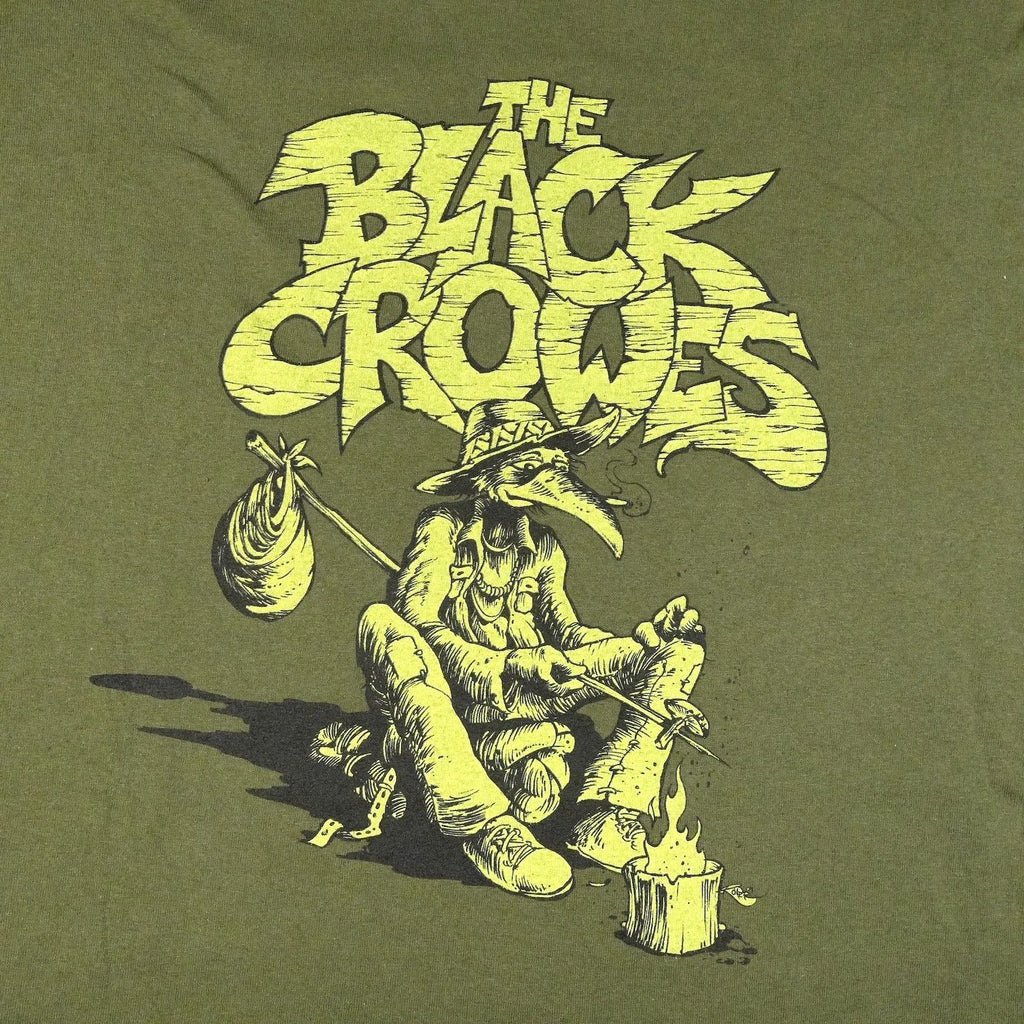 Vintage The Black Crowes T Shirt Green Tour Concert Unisex UR048 FREE SHIPPING