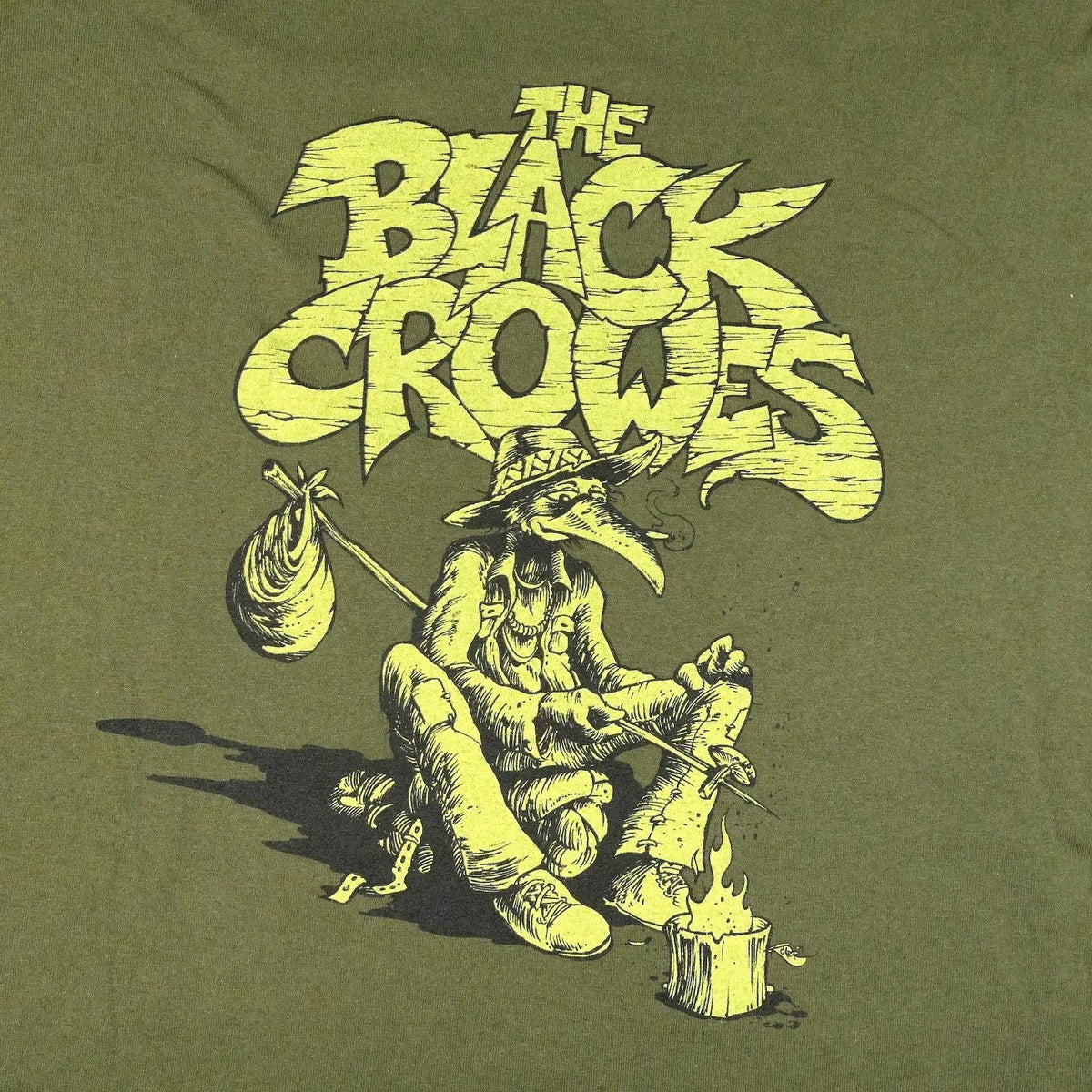 Vintage The Black Crowes T Shirt Green Tour Concert Unisex UR048 FREE SHIPPING