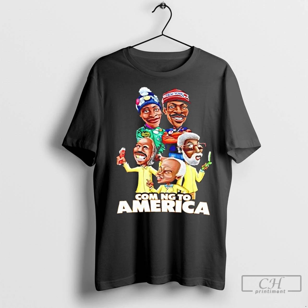 Classic Coming To America 1988 Caricature Vintage
