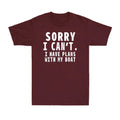 Funny Boating I Have Plans With My Boat Lake Trendy Friend Family Gift T-Shirt