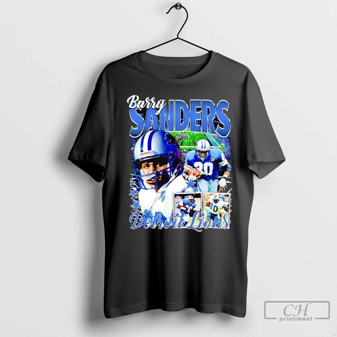 Premium Barry Sanders Picture Collage Detroit Lions
