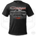 1968 Charger Road Tested T-Shirt Men American Muscle Car Fan Art
