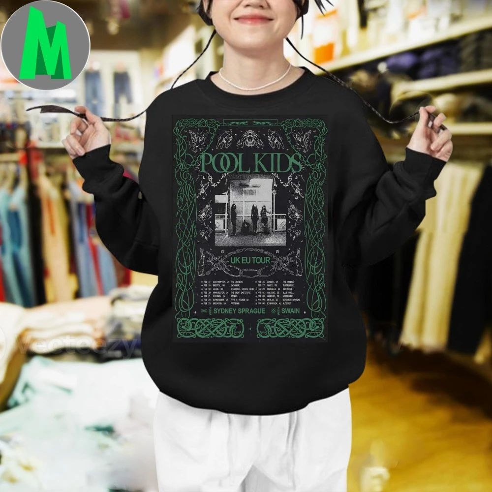 Pool Kids Uk Eu Shows 2026 Poster Shirt