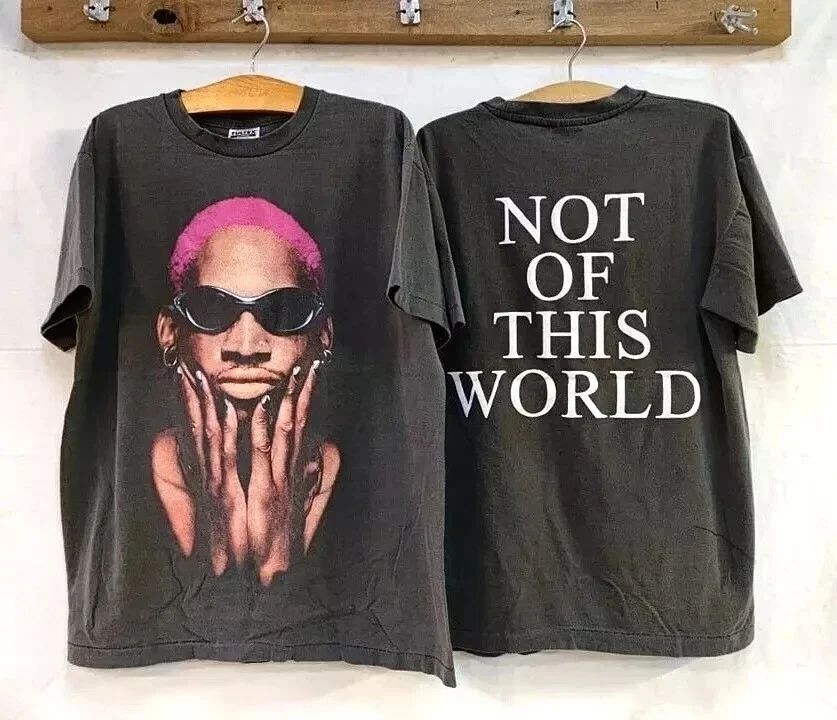 Vintage Dennis Rodman Shirt, Retro 2 Side Reprint Men Women S-5XL