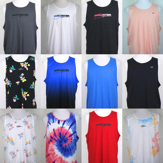 Hollister Tank Top Sleeveless T- Shirt Solid Floral or DYE or Pride