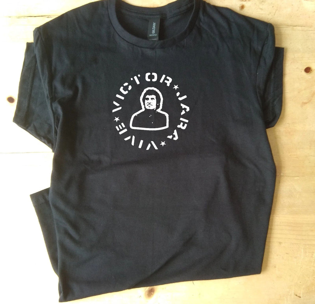 Victor Jara T-Shirt - Chile Folk Singer Songwriter, 60's/70s, Activist, S-XXL