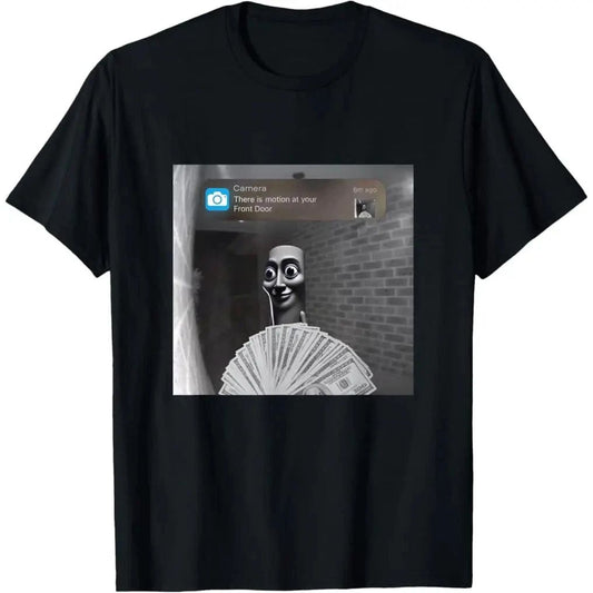 Tung Tung Tung Sahur Motion at your front door meme italian T-Shirt 1