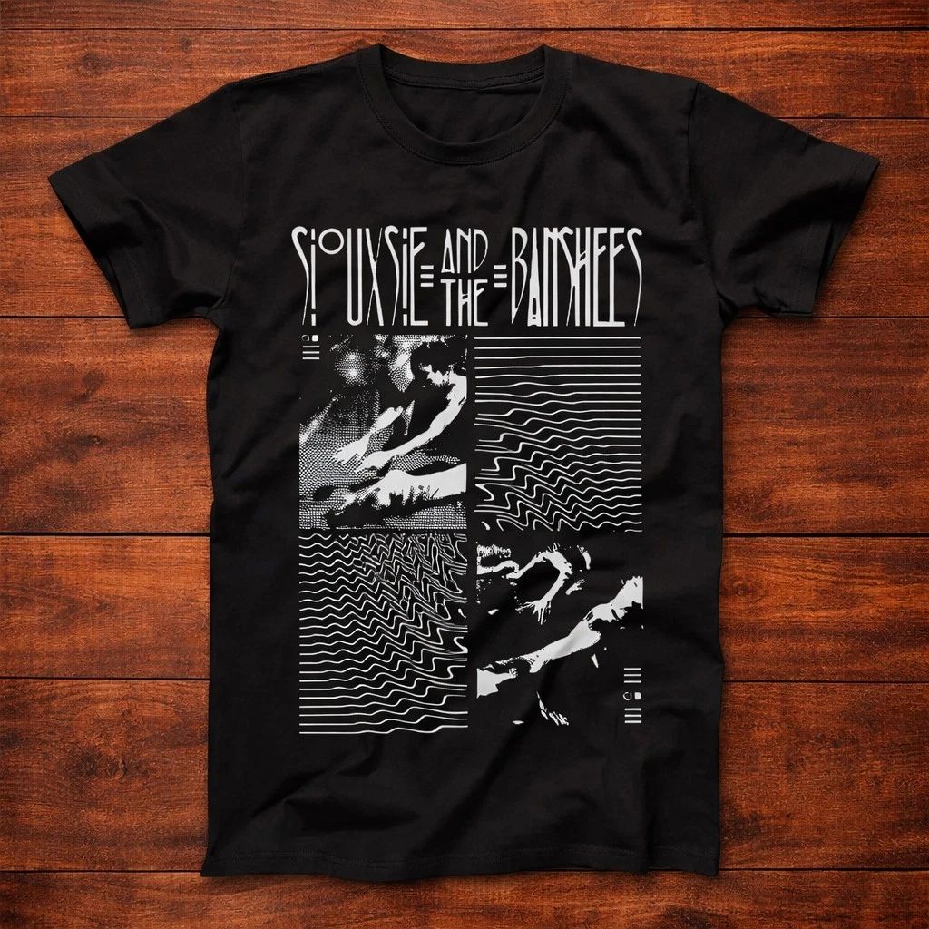 Dark Abstract Graphic T-Shirt Black Minimalist Grunge Streetwear Tee