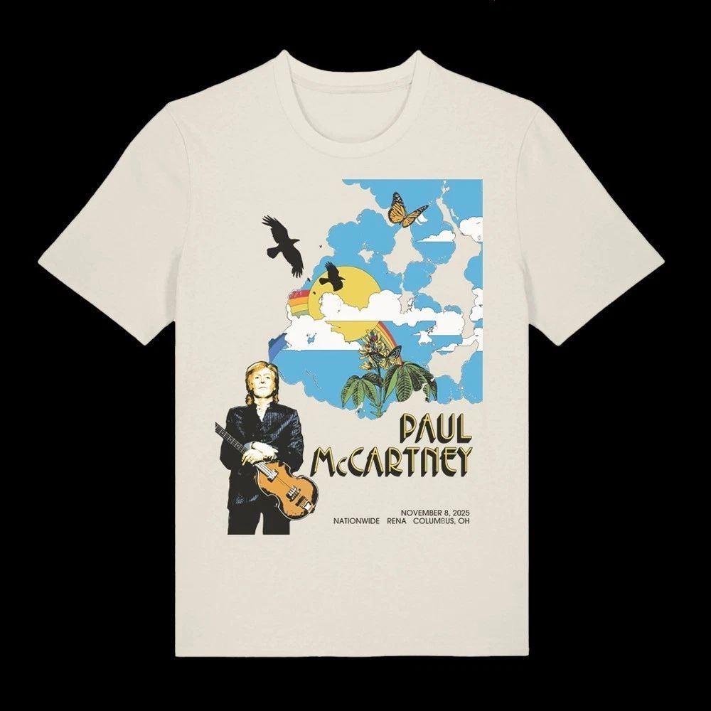 Paul McCartney Got Back 2025 Columbus Event T-Shirt Unisex DTG Reprint