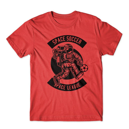 Space Soccer T-Shirt 100% Cotton Premium Tee New