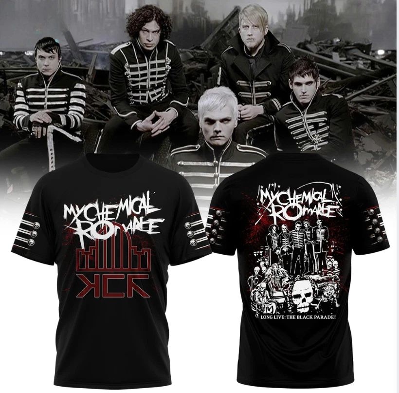 Long Live The Black Parade Gothic Rock Graphic Tee